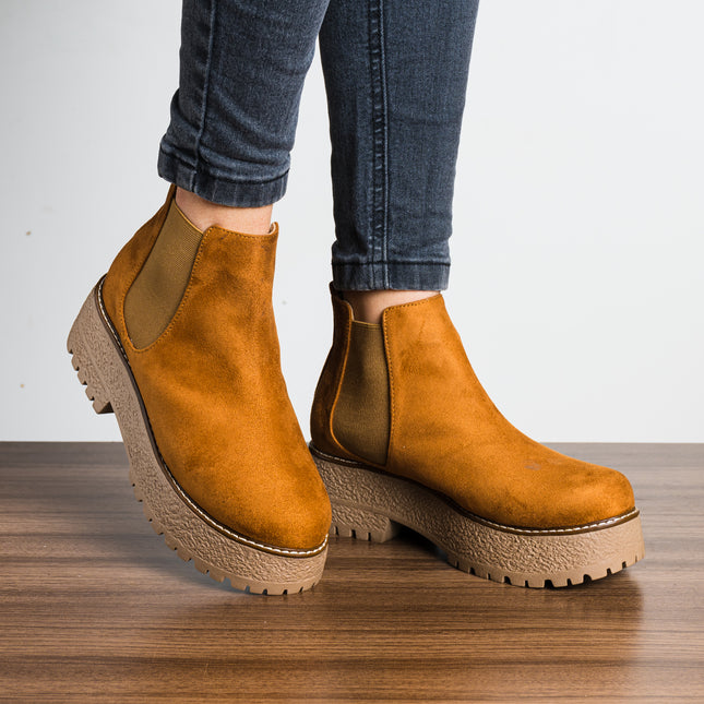 Botines Mujer Luckia - Camel