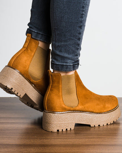 Botines Mujer Luckia - Camel