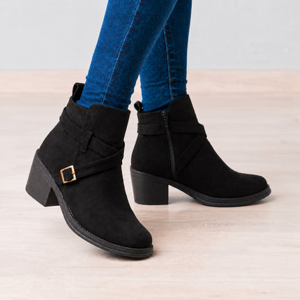 Botines Mujer Manzala - Negro Total