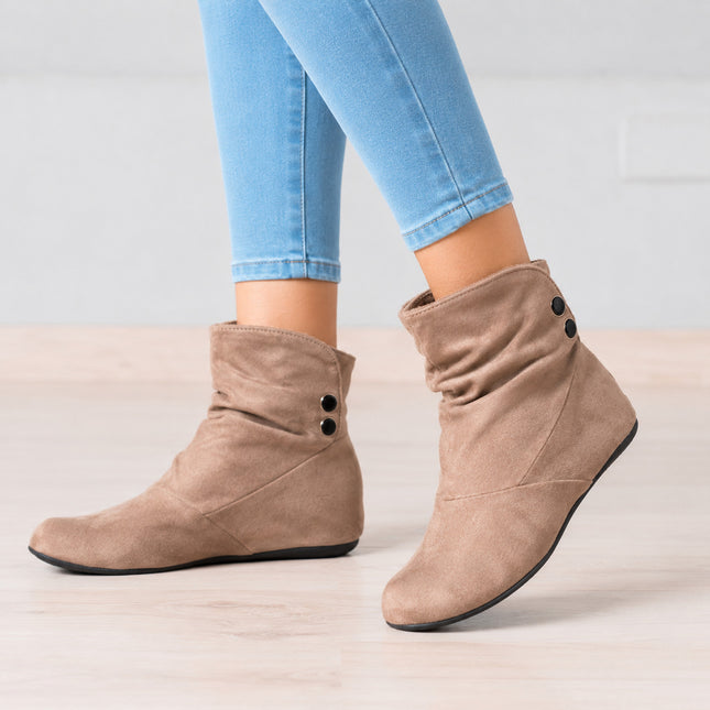 Botines Mujer Mersin - Topo