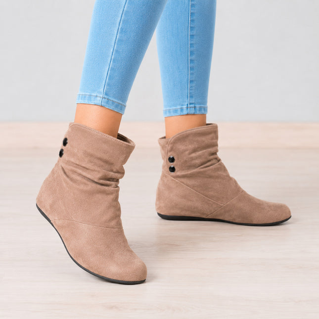 Botines Mujer Mersin - Topo