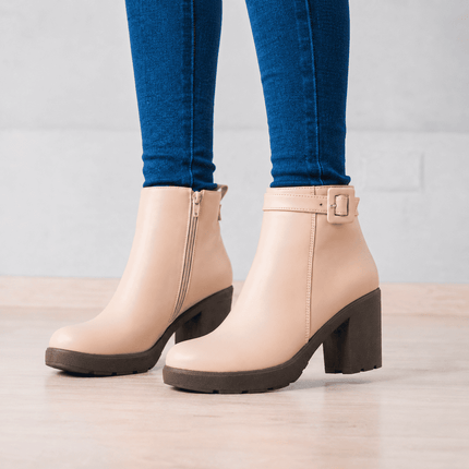 Botines Mujer Nivelles - Nude