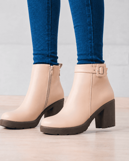 Botines Mujer Nivelles - Nude