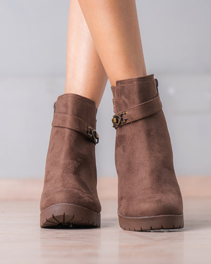 Botines Mujer Quaza - Marron