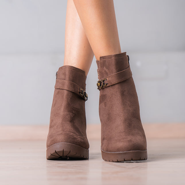 Botines Mujer Quaza - Marron