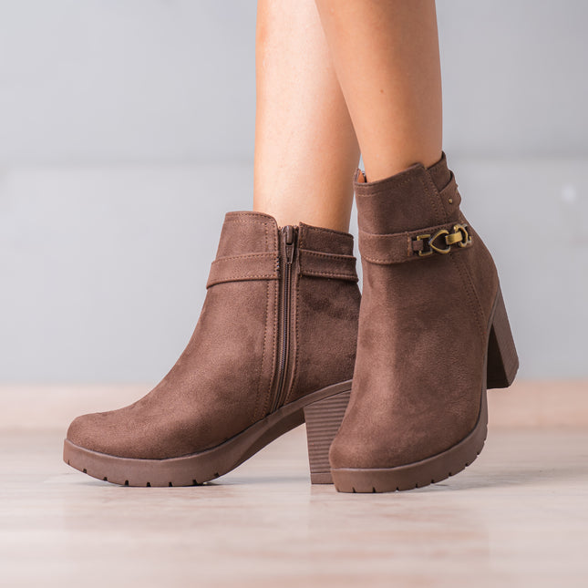 Botines Mujer Quaza - Marron