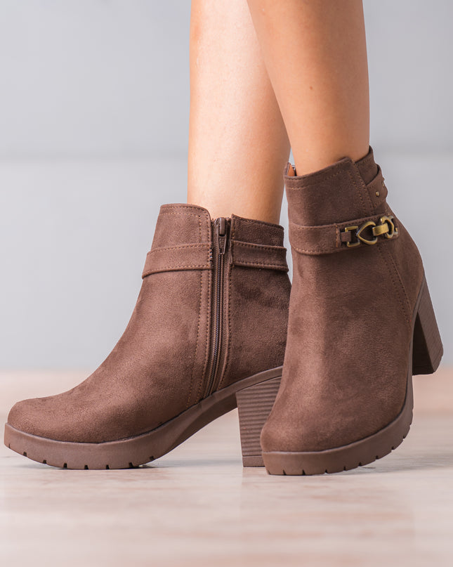 Botines Mujer Quaza - Marron