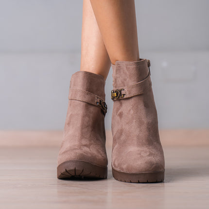Botines Mujer Quaza - Topo