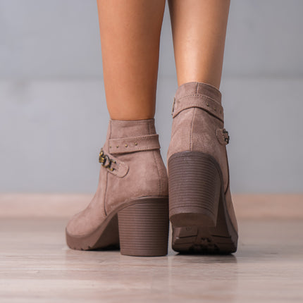 Botines Mujer Quaza - Topo