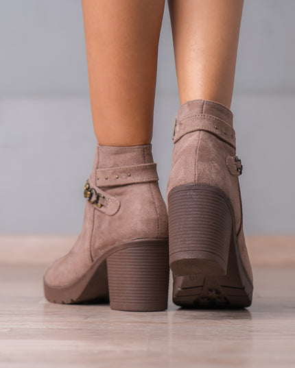 Botines Mujer Quaza - Topo