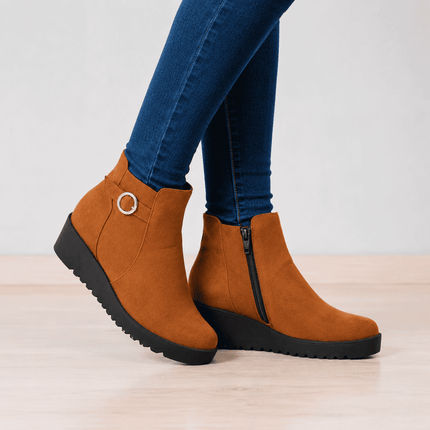 Botines Mujer Spa - Camel
