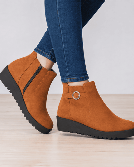 Botines Mujer Spa - Camel