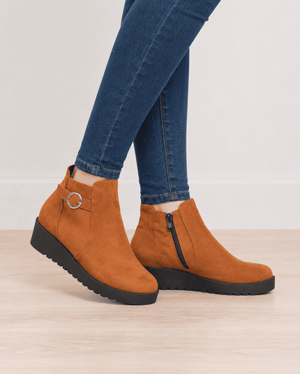 Botines Mujer Spa - Camel