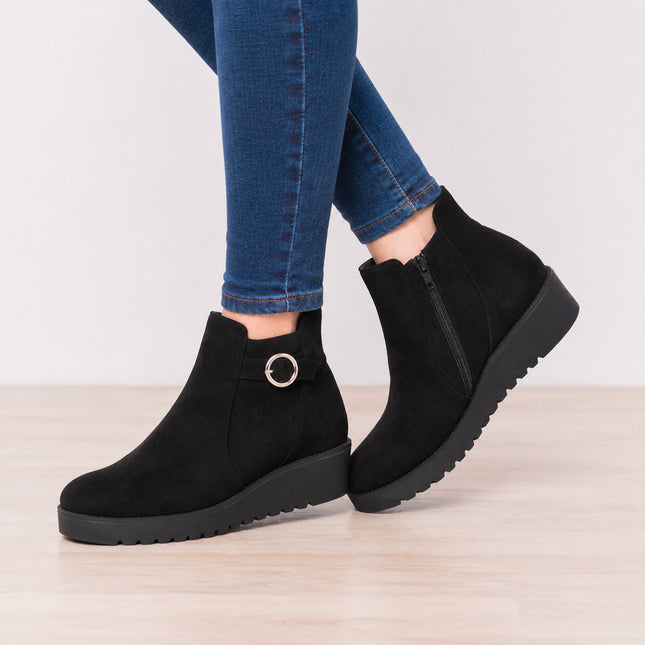 Botines Mujer Spa - Negro