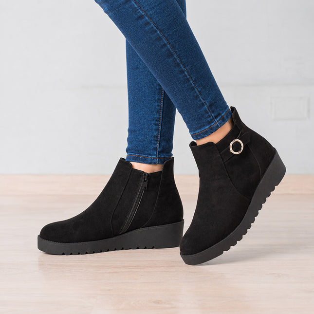 Botines Mujer Spa - Negro