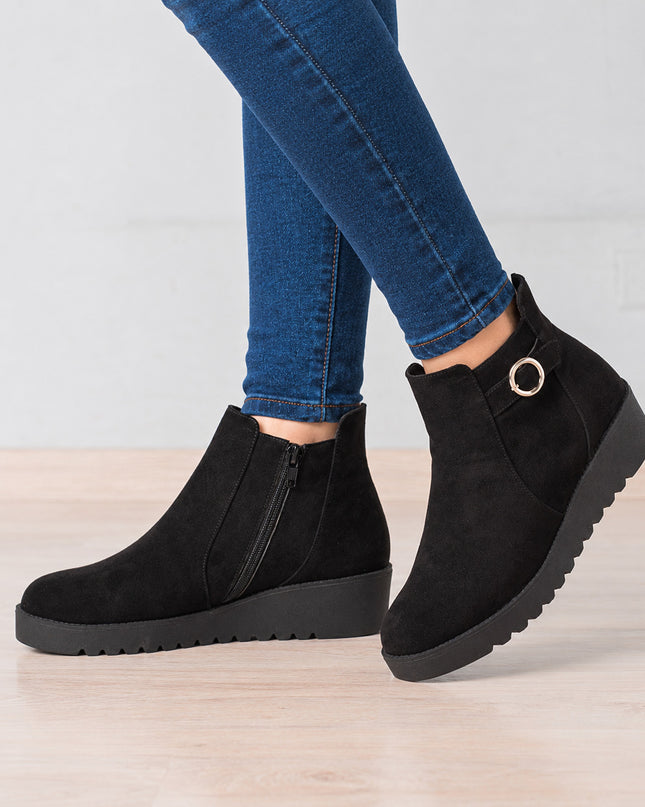 Botines Mujer Spa - Negro
