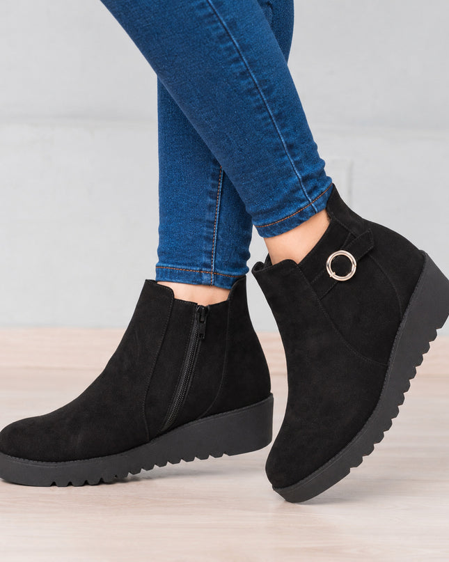 Botines Mujer Spa - Negro