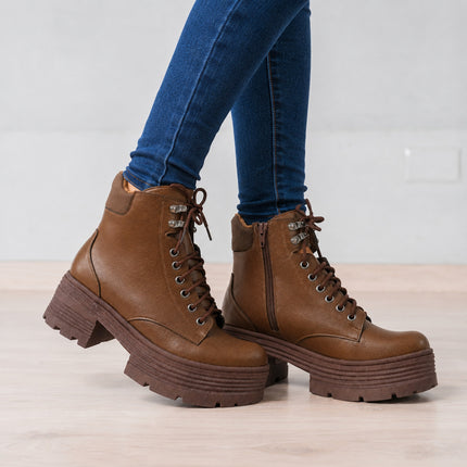 Botines Mujer Veyvi - Marrón