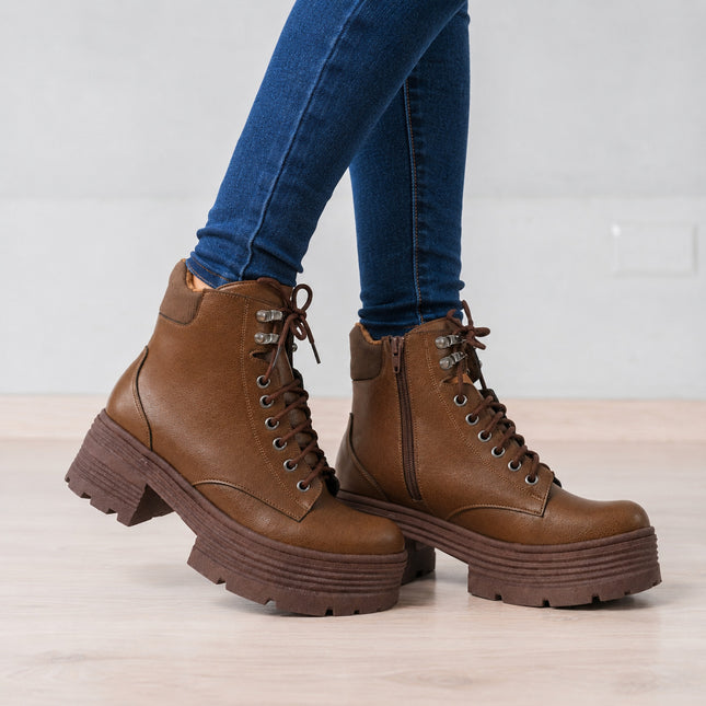 Botines Mujer Veyvi - Marrón