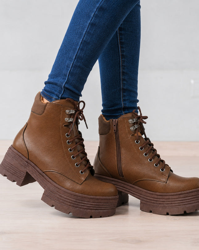 Botines Mujer Veyvi - Marrón