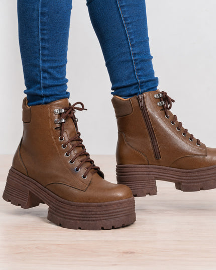 Botines Mujer Veyvi - Marrón