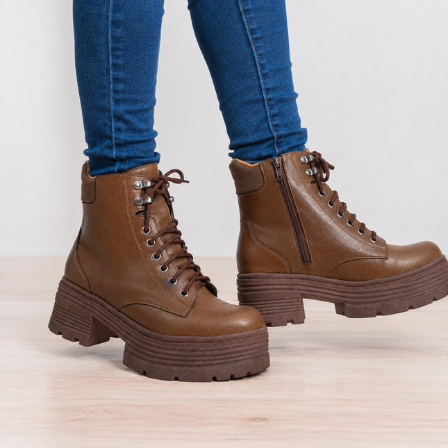 Botines Mujer Veyvi - Marrón