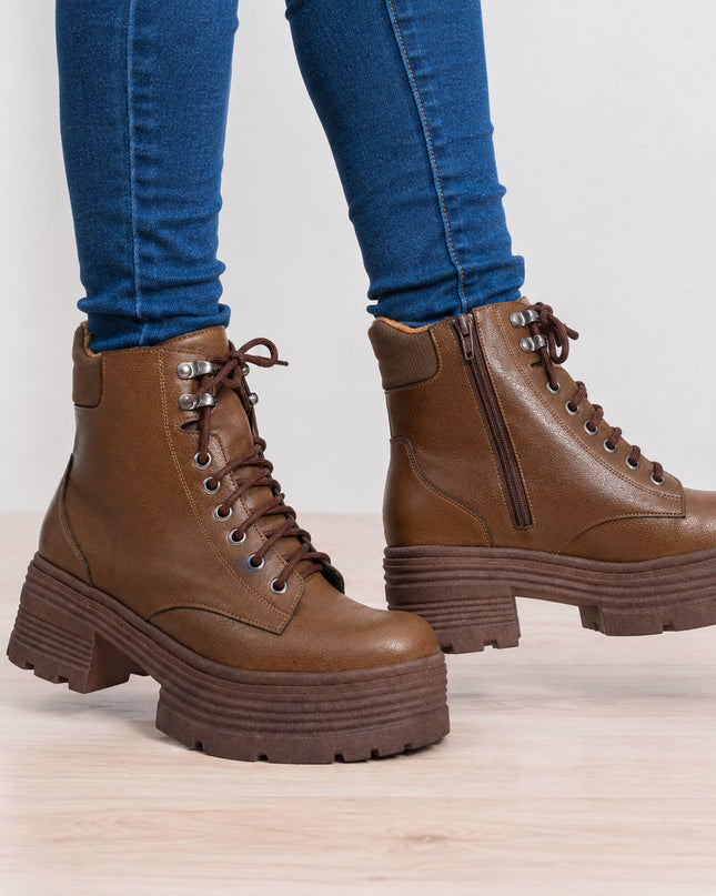 Botines Mujer Veyvi - Marrón