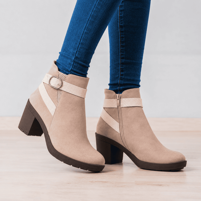 Botines Mujer Wavre - Topo