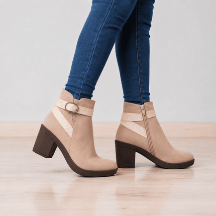 Botines Mujer Wavre - Topo