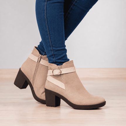 Botines Mujer Wavre - Topo