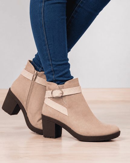 Botines Mujer Wavre - Topo