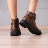 Botines Yanina - Marrón