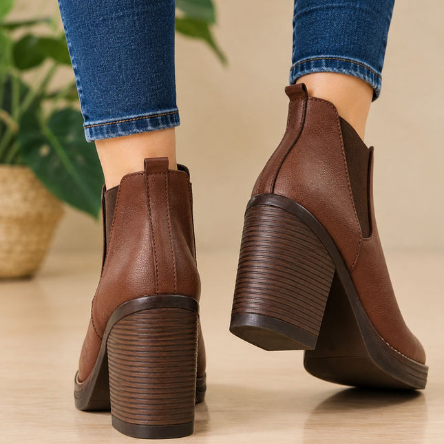 Botines Mujer Infany - Marron