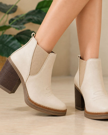 Botines Mujer Infany - Nude