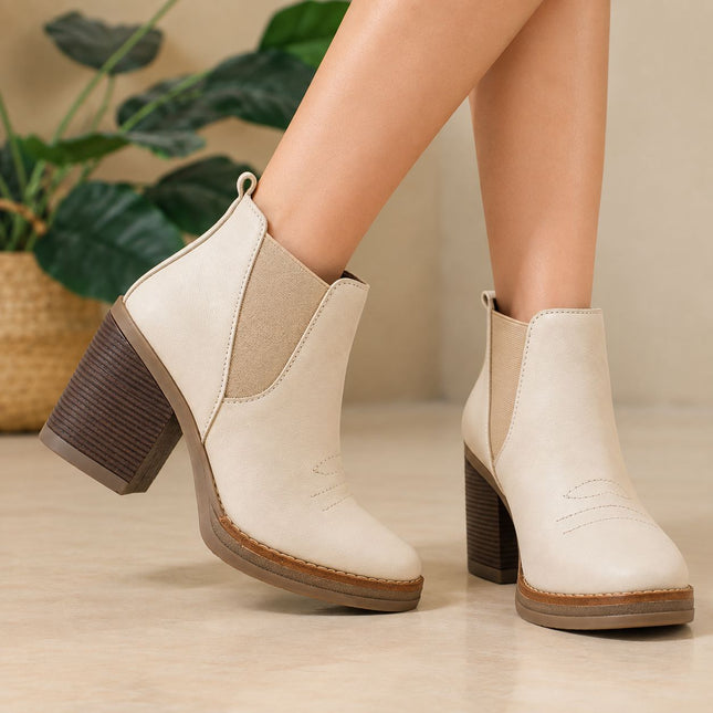 Botines Mujer Infany - Nude