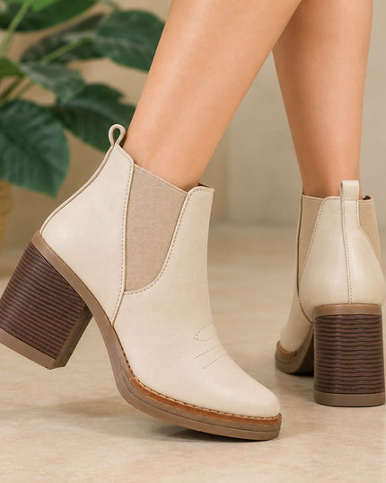 Botines Mujer Infany - Nude