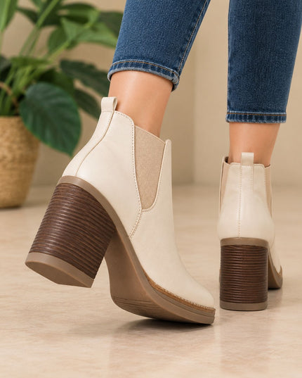 Botines Mujer Infany - Nude