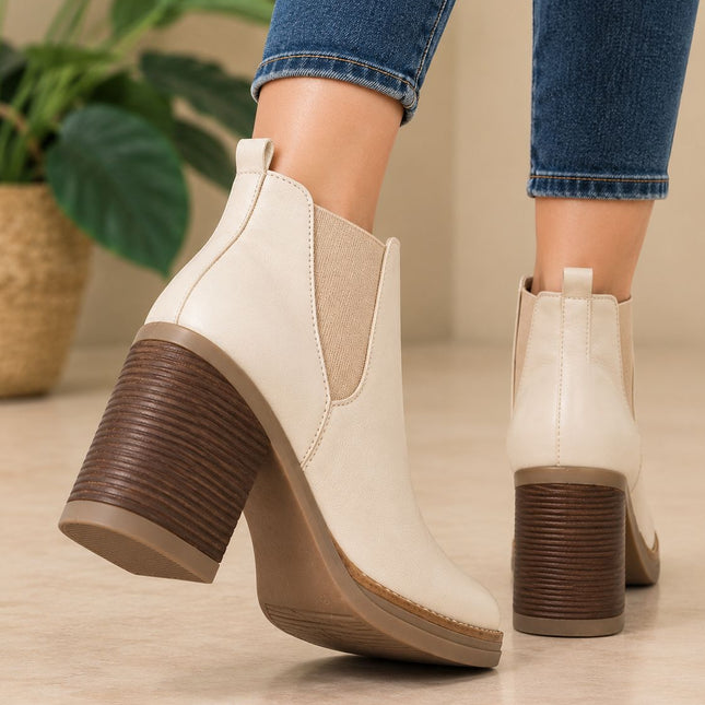 Botines Mujer Infany - Nude