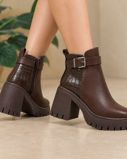 Botines Mujer Kaliro - Marron