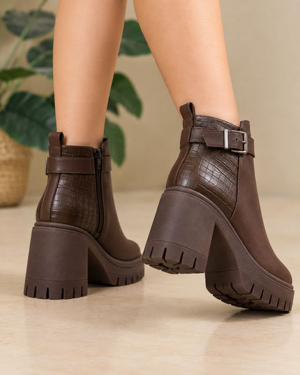 Botines Mujer Kaliro - Marron