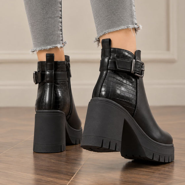 Botines Mujer Kaliro - Negro