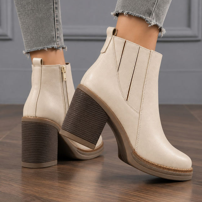 Botines Mujer Kitela- Nude