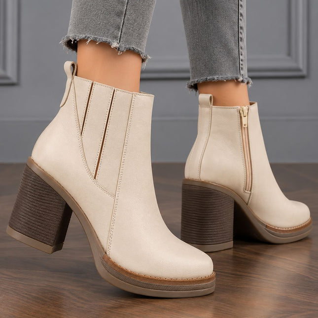 Botines Mujer Kitela- Nude