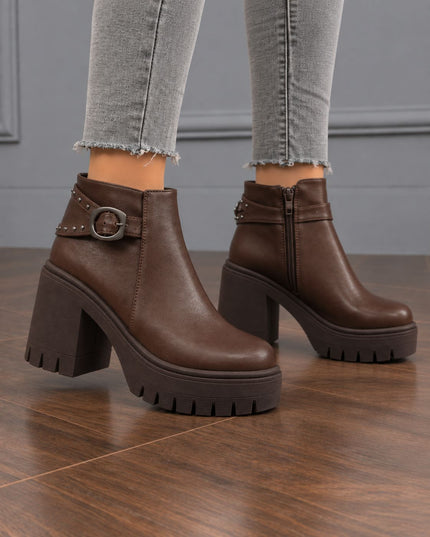 Botines Mujer Makazi - Marron