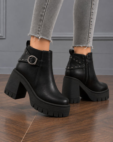 Botines Mujer Makazi - Negro