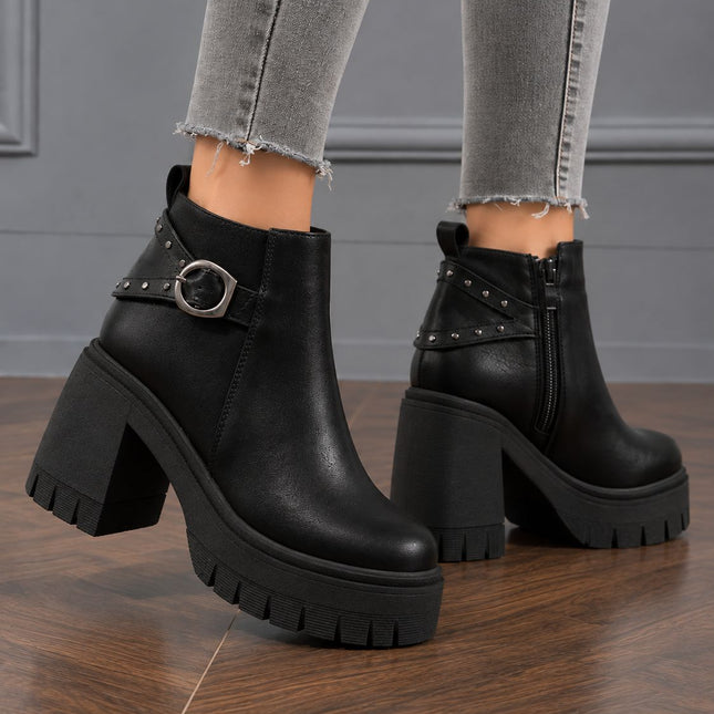 Botines Mujer Makazi - Negro