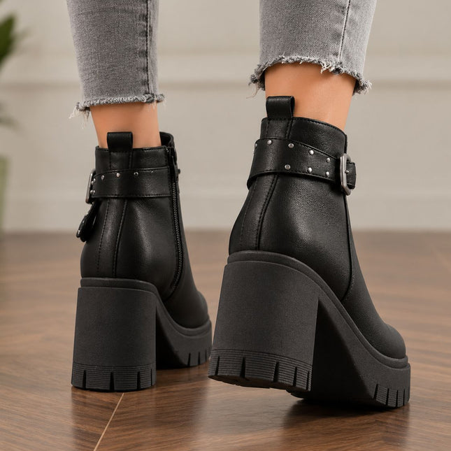 Botines Mujer Makazi - Negro