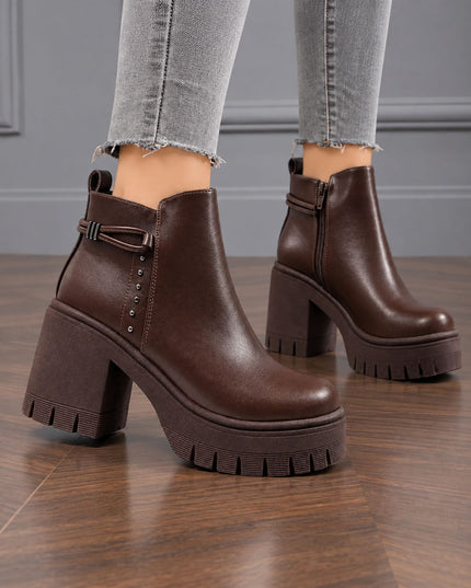 Botines Mujer Nuvia - Marron