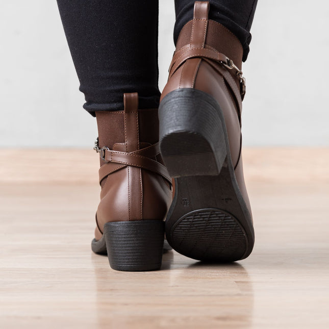 Botines Mujer Razter - Marrón