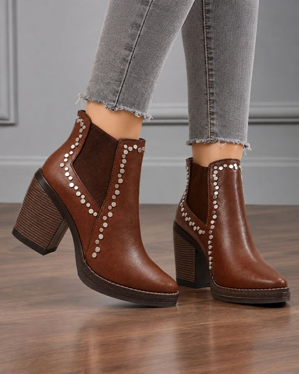 Botines Mujer Rivali - Marron